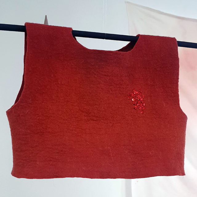 Plastron l´ardeur / Hélène Picard / 2025